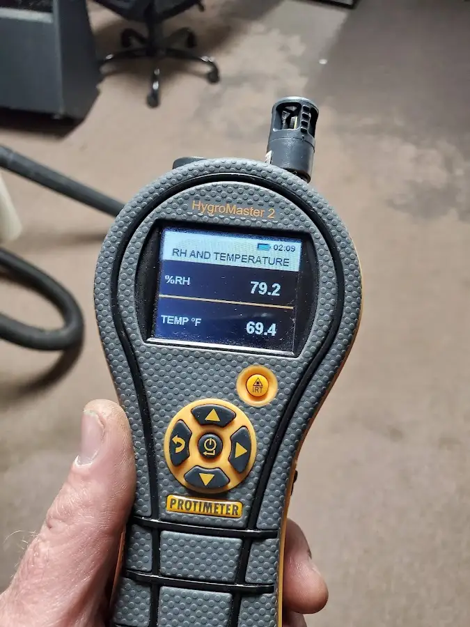 Moisture meter humidity assessment for Fire & Smoke Damage Restoration in Laurel